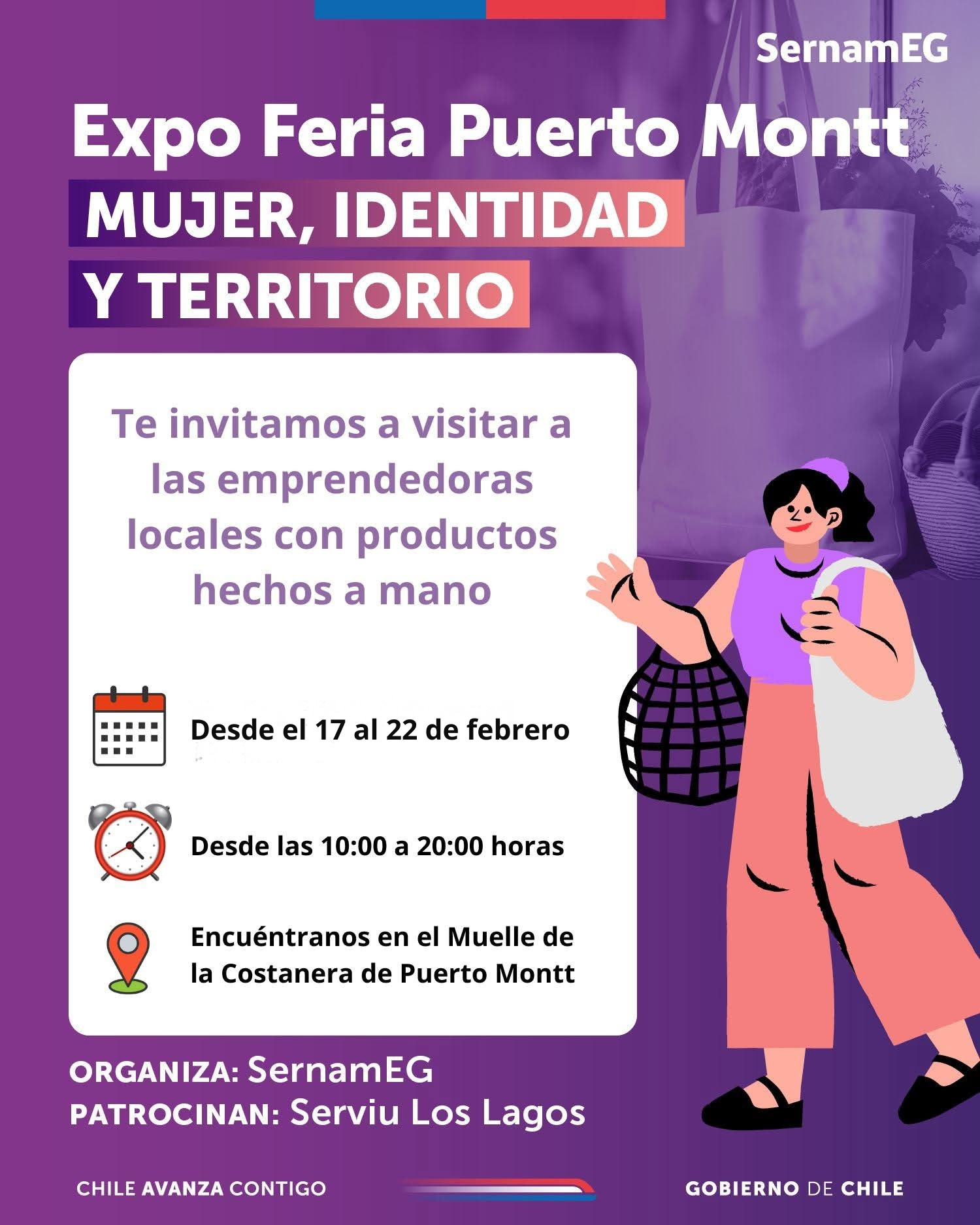 Expo Feria Puerto Montt - Mujer, Identidad y Territorio